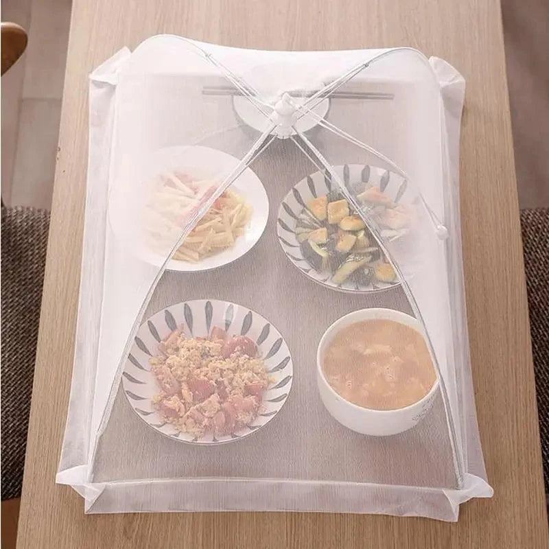 Couverture alimentaire en maille pliable et lavable, couverture anti-mouches pour Tables, protection contre les insectes, couvre-plats, accessoires de rangement de cuisine à domicile
