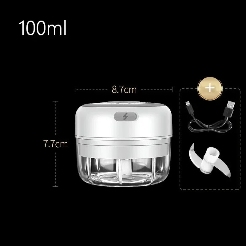 500/900ML Manual Meat Mincer Garlic Chopper Rotate Garlic Press Crusher Vegetable Onion Cutter Kitchen Cooking Accessories