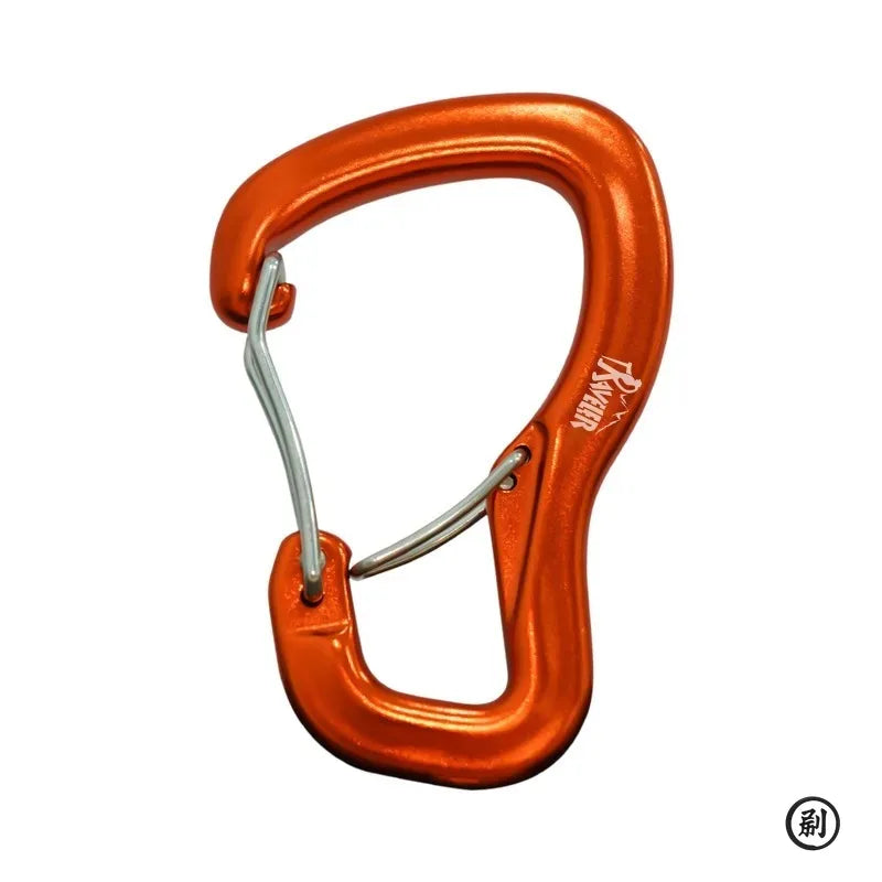 Boucle de verrouillage double pour hamac d'extérieur, boucle de suspension multifonctionnelle en alliage d'aluminium, boucle de suspension rapide pour hamac de camping