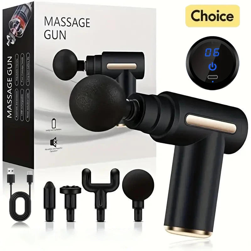Nouveau pistolet de Massage Portable pour le Fascia, Mini pistolet de Massage pour les tissus profonds du cou et des pieds, léger, vitesse réglable, équipement de Massage pour tout le corps