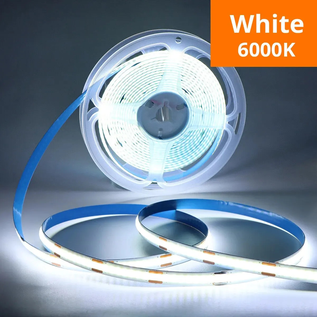 Bande lumineuse LED COB, variateur tactile, bande de Diode Flexible, USB 5V, éclairage intérieur linéaire, lampe de salle, bricolage, miroir TV, rétro-éclairage, décoration murale