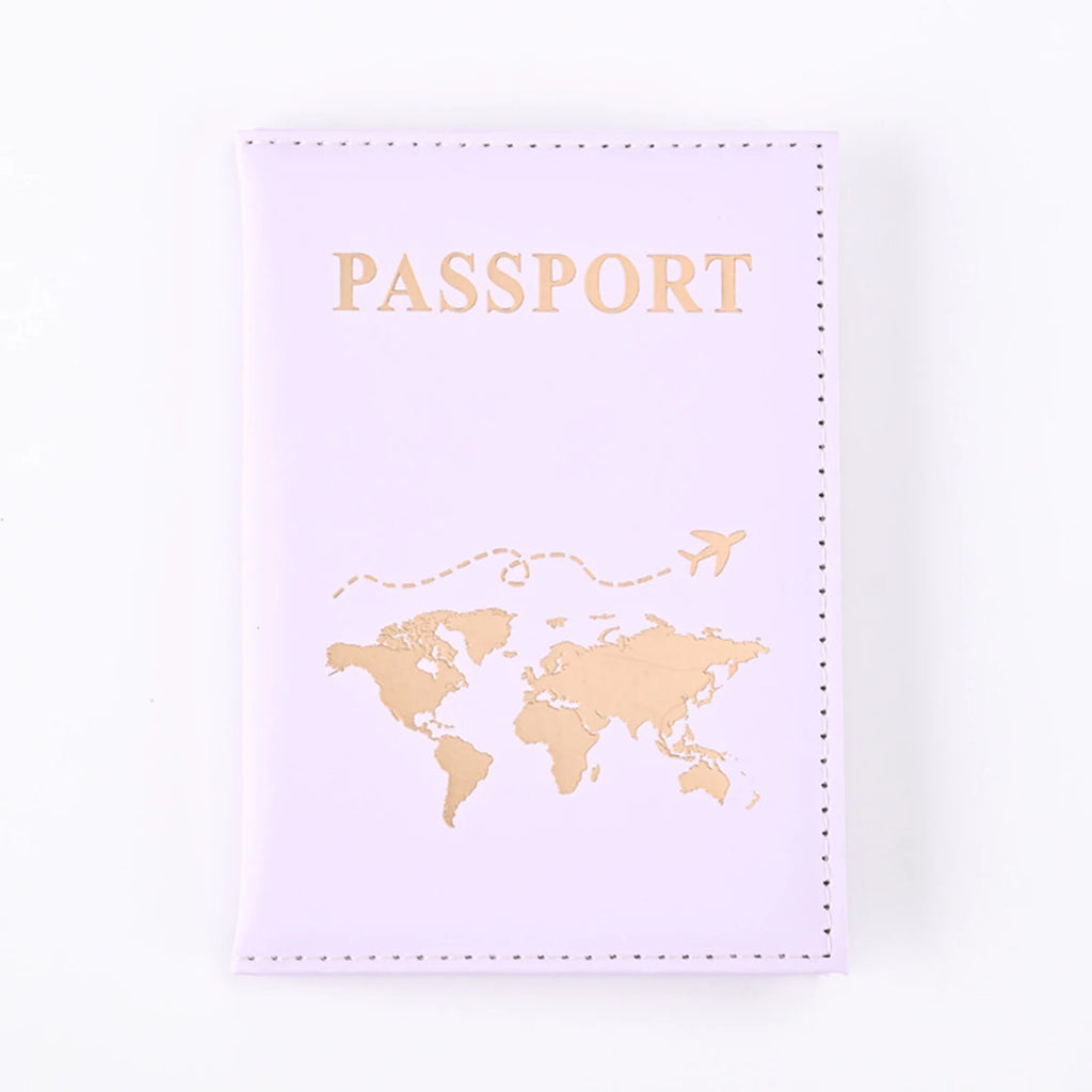 Slim Passport Holder Cove Map PU Passport Holder Travel Essential Cruise Must Have Passport Holders Portable for All Country