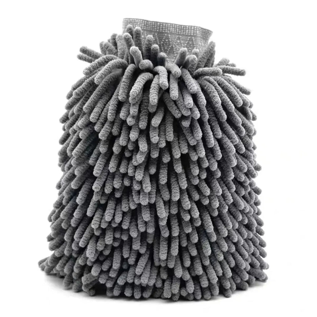 Gants de lavage auto, gants en chenille, chiffons en peluche, double face épais, accessoires et outils de nettoyage pour voiture, produits d'esthétique automobile