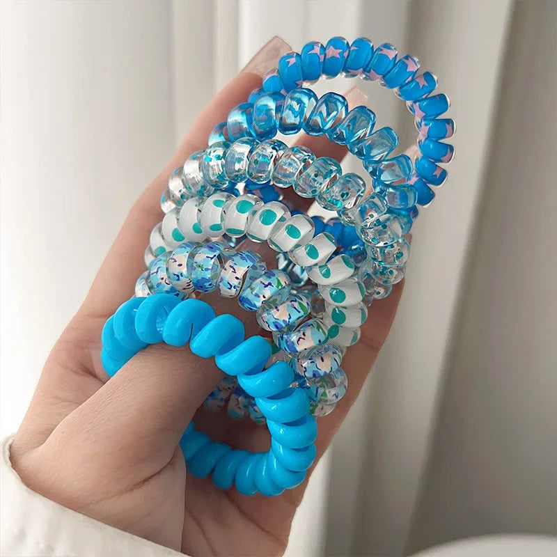 Clearance_200PCS Women Girls Colorful Nylon Elastic Hair Bands Ponytail Hold Small Hair Tie Rubber Bands Scrunchie Hair Accessor