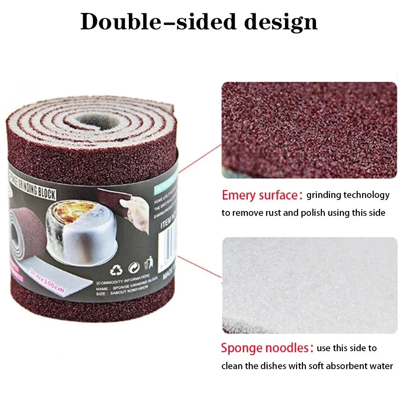 Éponge magique en mélamine, éponge de cuisine en carborundum, gomme pour poêles, casseroles, vaisselle, ustensiles de cuisine, articles de nettoyage ménager