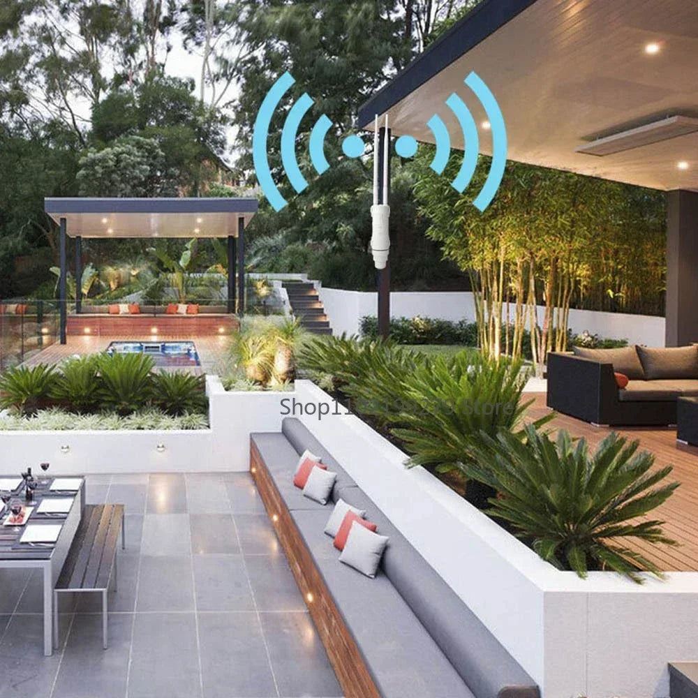 Répéteur Wi-Fi extérieur AC600 haute puissance, routeur AP double bande 2,4 GHz + 5 GHz, extension longue portée, PoE, parafoudre intégré