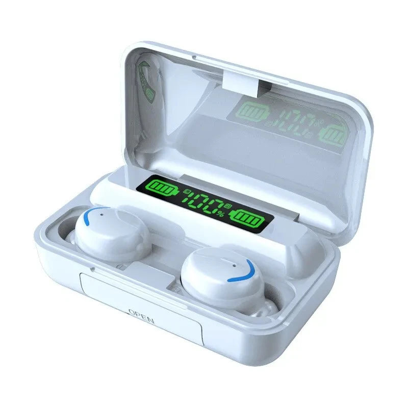 New Bluetooth Headphones 9D Stereo High Bass Sport Earphones Handfree Touch Control Tws Wireless Earbuds Waterproof Headset