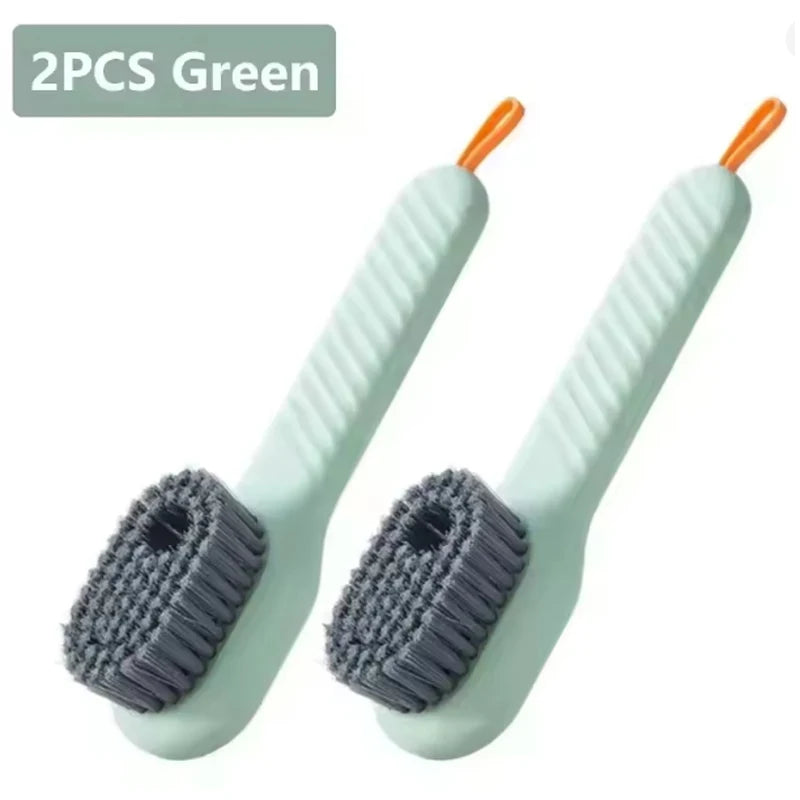 Cleaning Brush Soft Bristled Liquid Shoe Brush Long Handle Brush Clothes Brush Shoe Clothing Board Brush Household Cleaning Tool