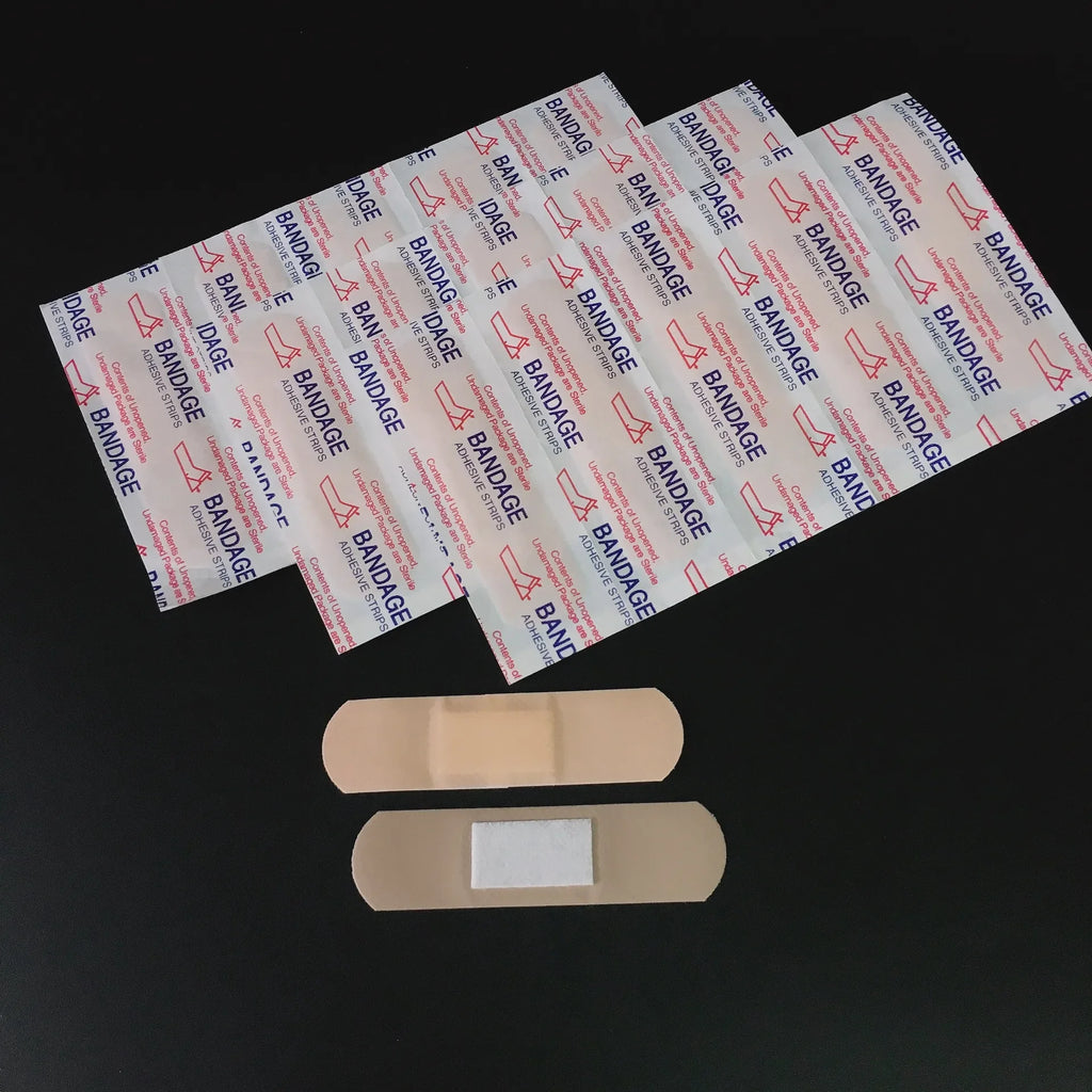 Pansements adhésifs ronds imperméables et respirants, 100 pièces, kit de premiers soins pour enfants, Kits d'urgence de Camping