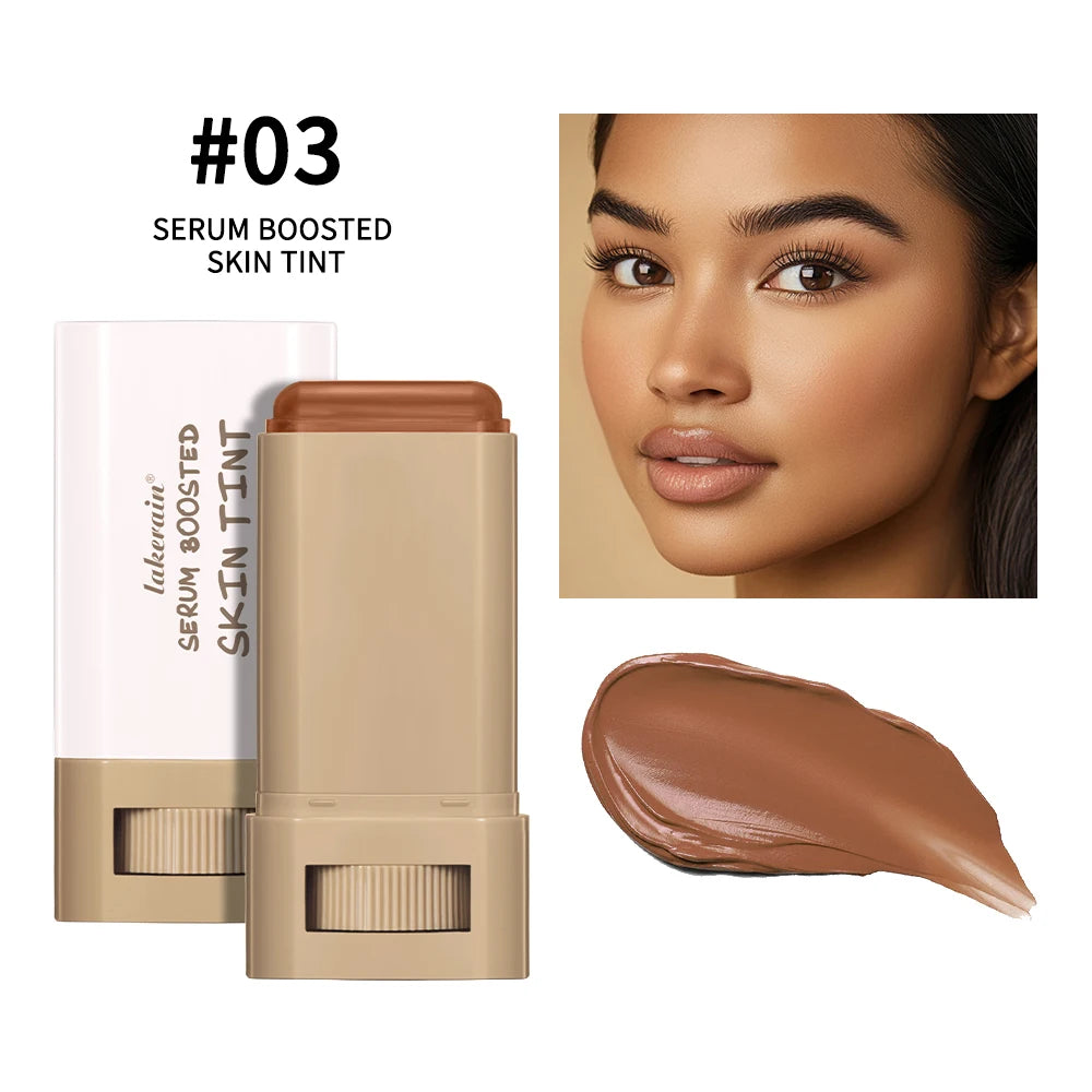 Bâton de teinte pour la peau, sérum teinté solide, imperméable, nourrissant, fond de teint, baume pour le visage, maquillage
