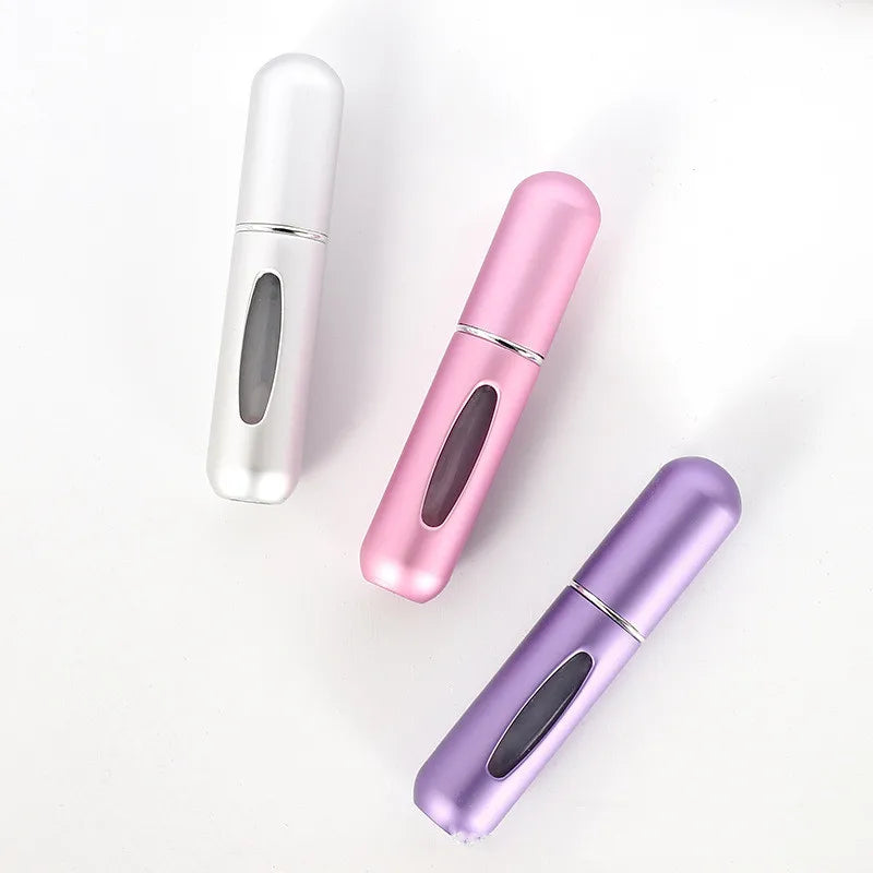 Flacon de recharge de parfum de 5 ml, mini vaporisateur portable rechargeable, pompe à parfum, récipient cosmétique vide, atomiseur pour voyage, accessoire tendance