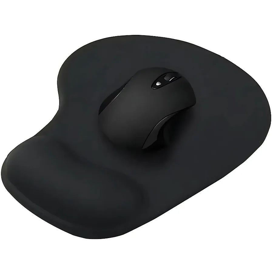 Tapis de souris ergonomique avec repose-poignet, support confortable pour le poignet, antidérapant et doux, pour PC et ordinateur portable.