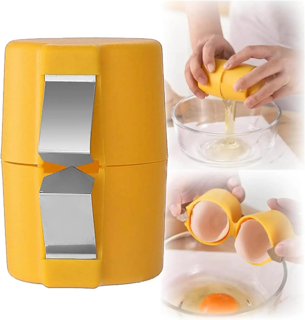 High Quality Egg Shell Opener Press Egg Shell Separator Portable Egg Opener Handheld Egg Shell Household Kitchen Baking Tools