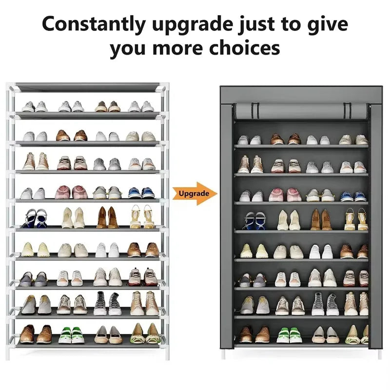 Meuble à chaussures minimaliste et économique, à plusieurs niveaux, pour salon ou entrée