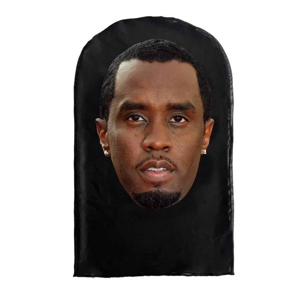 Masque Kanye imprimé en 3D pour cosplay, masque intégral en maille extensible pour hommes et femmes, déguisement de rôle, cagoule tendance pour Halloween