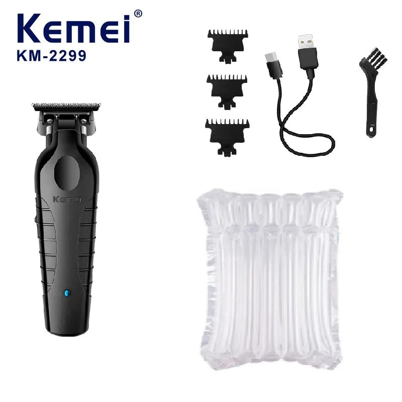 Kemei KM-2299 USB Fast Charging Clippers Barber Machine 1200MA Rechargeable Cordless Hair Trimmer Kemei Electric Hair Clipper