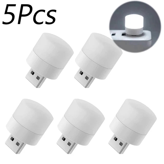 1/10Pcs Mini USB Veilleuse Blanc Chaud Protection Des Yeux Livre Lampe de Lecture Prise USB Ordinateur Mobile Alimentation LED Lampe De Nuit