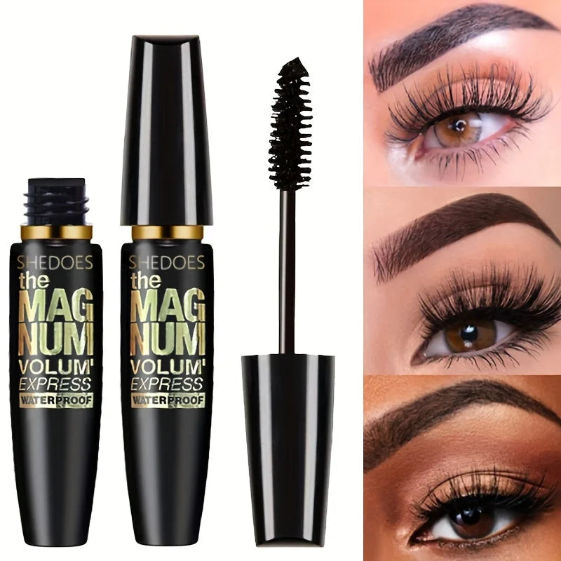 Mascara recourbant 4D – Allongeant, résistant à l'eau et à la transpiration, longue tenue, sans bavure, unisexe, doux, certifié