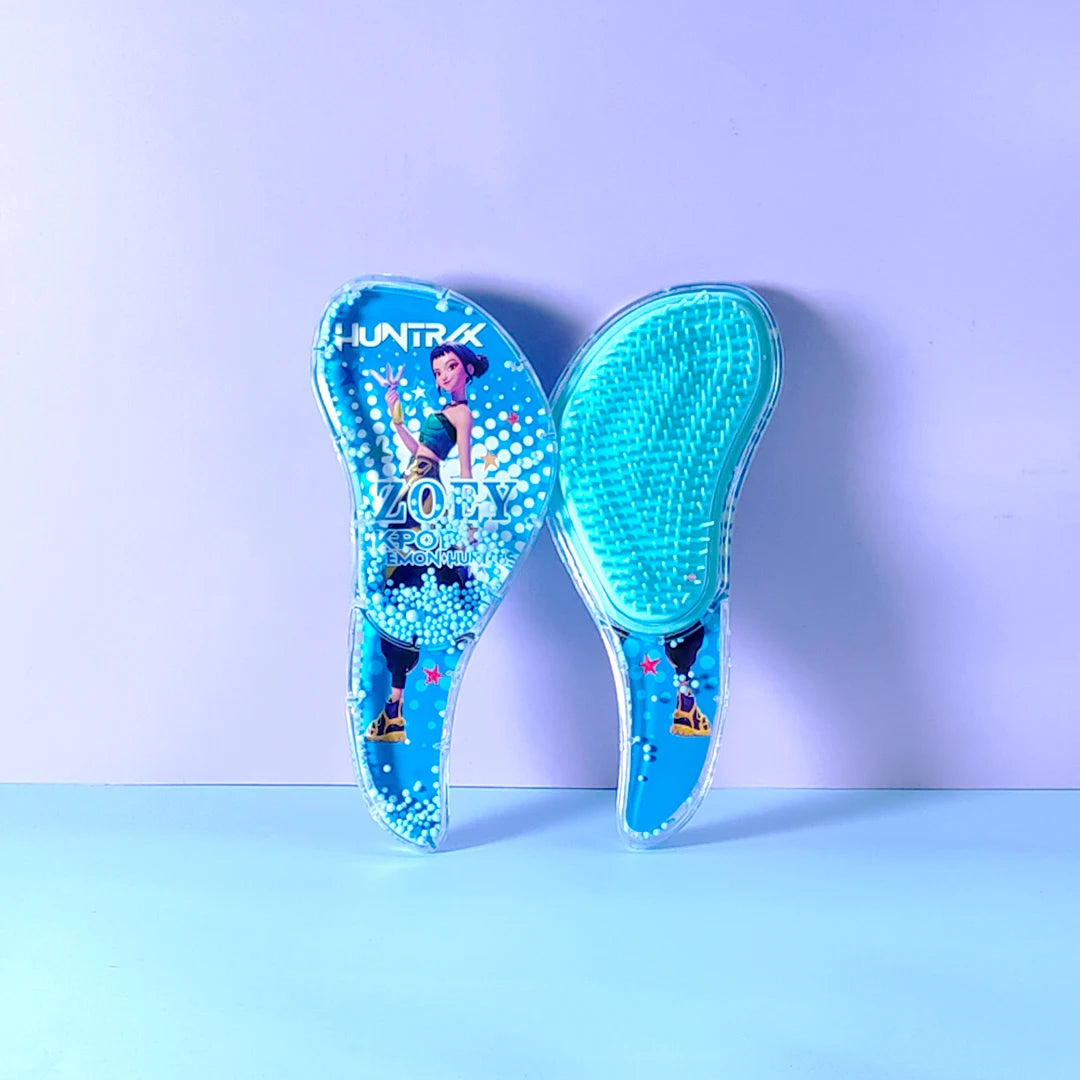 Nouveau peigne à coussin d'air Kpop Demon Hunters, article mignon pour la maison, peigne de massage kawaii, cadeau mignon pour femme, cadeau de Noël mignon et tendance