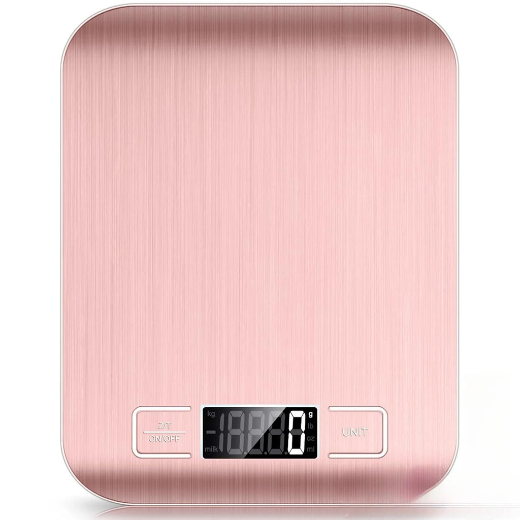 Balance de cuisine 10 kg, balance de cuisine numérique avec fonction de tare, balance électronique de préparation du café, écran LCD en acier inoxydable