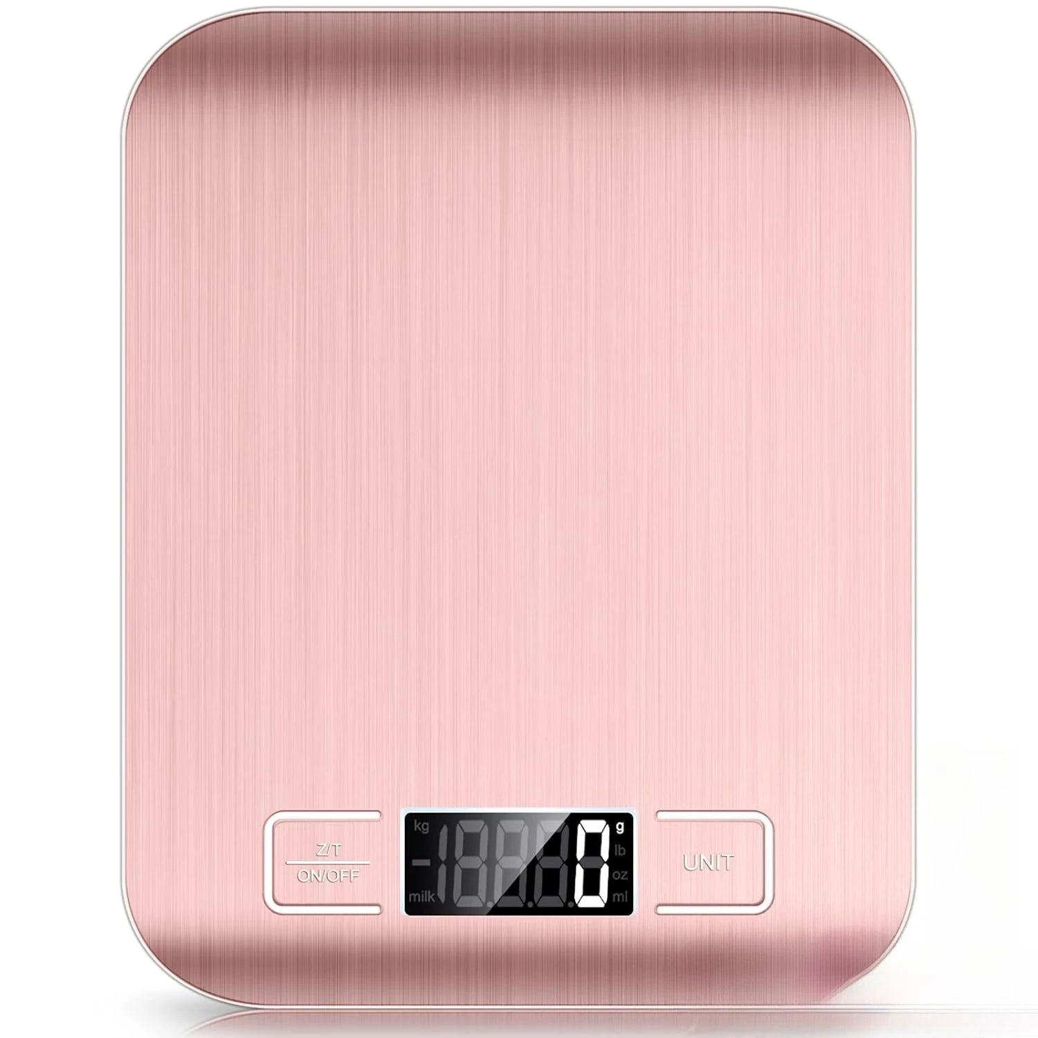 Balance de cuisine 10 kg, balance de cuisine numérique avec fonction de tare, balance électronique de préparation du café, écran LCD en acier inoxydable
