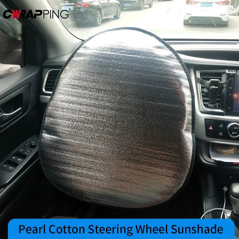 Pare-soleil de voiture, toit ouvrant, volant de voiture, Double isolation thermique, couverture de Protection, accessoires d'intérieur de voiture