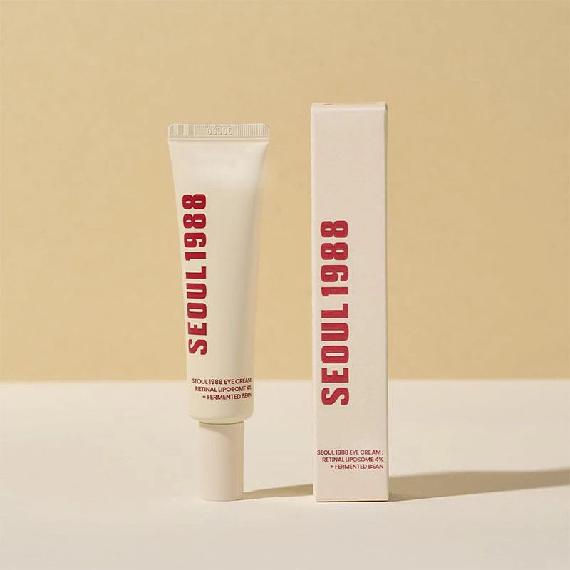 Ensemble de soins coréens pour la peau, séoul 1988, soin du Contour des yeux à la mucine d'escargot, estompe les cernes au rétinol, sérum hydratant liftant raffermissant, crème pour les yeux