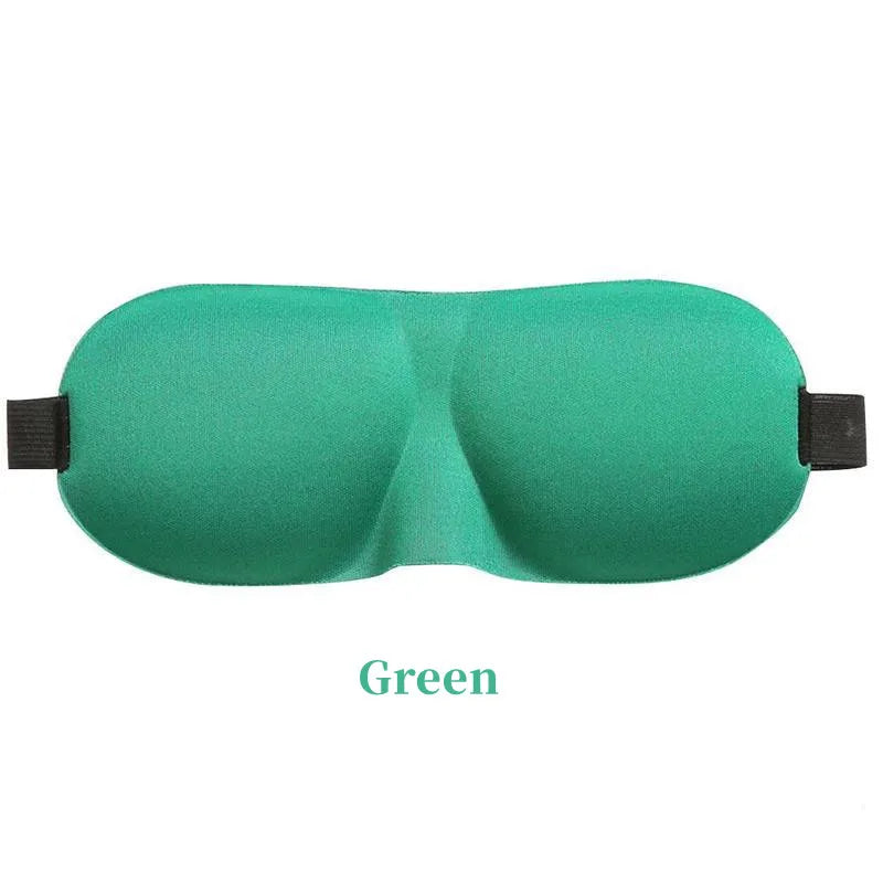 Masque pour les yeux de sommeil 3D, aide au repos de voyage, Patch de couverture pour les yeux, masque de sommeil doux, bandeau pour les yeux, masseur relaxant