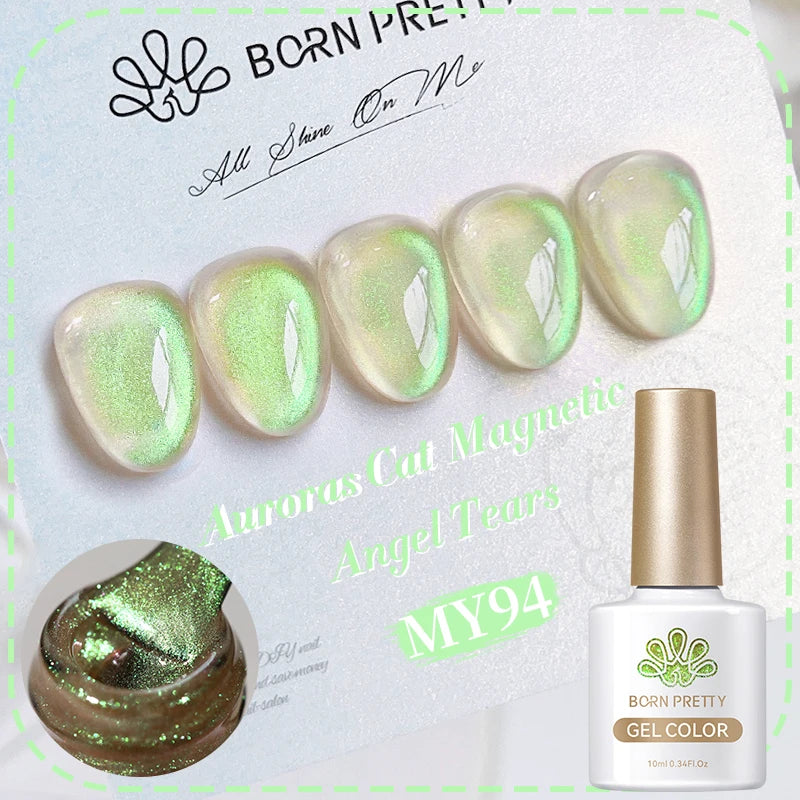 Vernis à ongles magnétique gel BORN PRETTY 10 ml Argent Clair de Couleur Chat - Accessoires pour les ongles - Vernis semi-permanent pour ongles d'automne et d'hiver