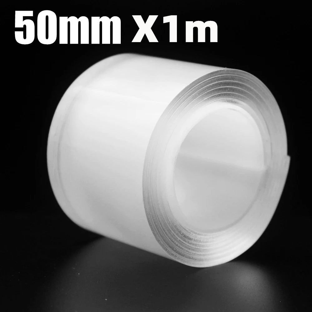 SEAMETAL – ruban adhésif Double face Super résistant, lavable, réutilisable, Transparent, sans Trace, autocollant pour voiture, maison, bureau