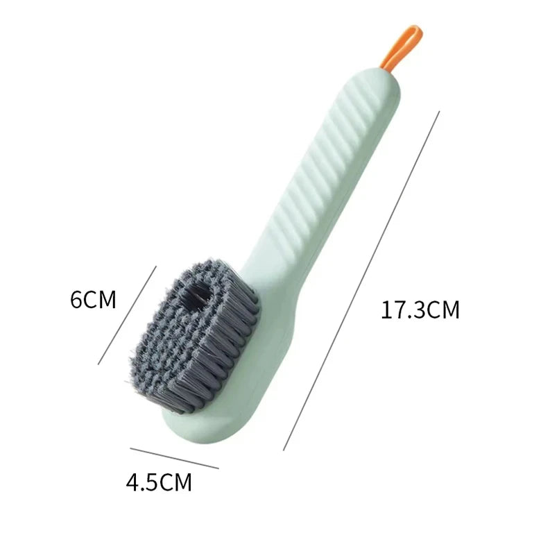 Brosse à chaussures multifonction à la mode, poils doux, liquide rempli, nettoyage de chaussures, accessoires de maison, outils de cuisine propres