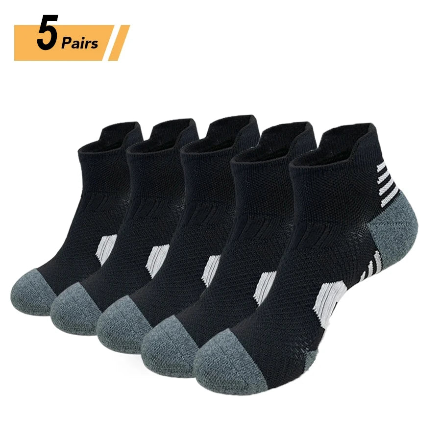 3 paires de chaussettes de sport de Fitness professionnelles, bas de serviette, chaussettes de course antidérapantes pour hommes et femmes, courtes à séchage rapide, pour entraînement de basket-ball