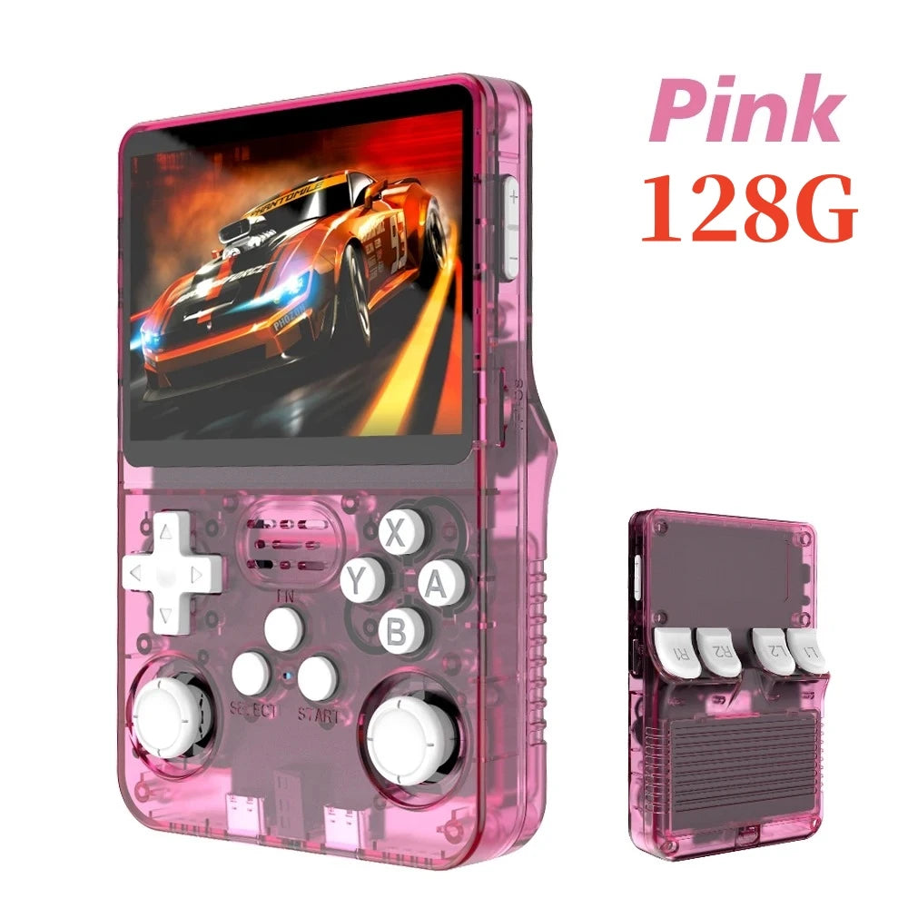 Console de jeu vidéo portable rétro R36S, système Linux, écran IPS de 3,5 pouces, lecteur portable, jeux de 64 Go, plusieurs couleurs sont disponibles