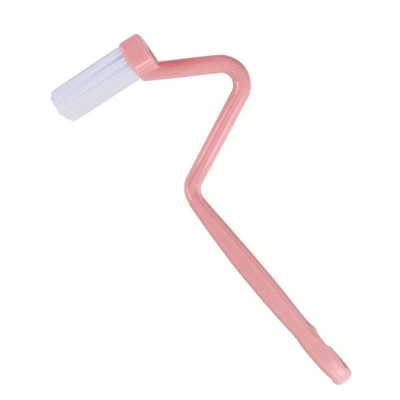 Brosse de toilette incurvée à long manche (1/2/3 pièces) - Outils de nettoyage en profondeur pour la maison et la salle de bain