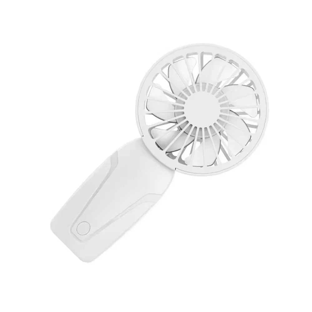 2026 New Model Noise Free Rechargeable Mini Fan for Silent Cooling Experience Lightweight Portable Mini Pocket Fan White Fan