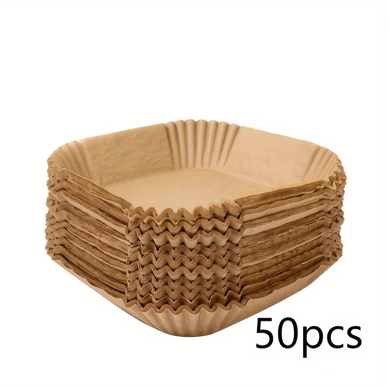 Papier Cuisson, ustensiles de cuisine jetables, moules à pâtisserie carrés et ronds, plaque de barbecue, tampon antiadhésif, accessoires de cuisine
