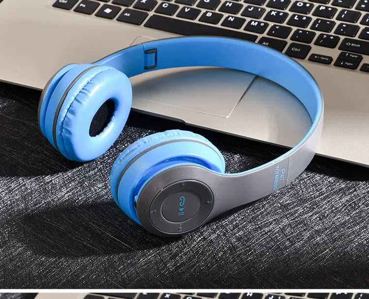 P47 pliable sans fil Bluetooth 50 HIFI stéréo basse casque pour musique jeu enfants filles Smartphone Audio écouteurs dispositif