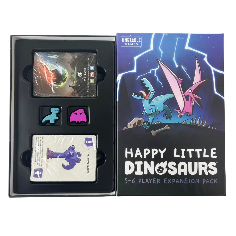 Petits Dinosaures Joyeux Licorne Anglais Échecs et Cartes Stratégie Dangers Jeu de Plateau Cartes