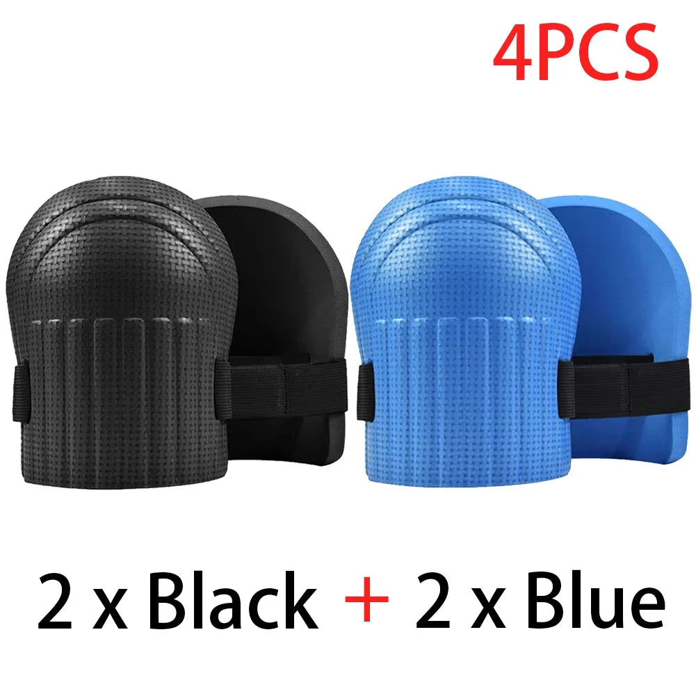 Coussinet de Protection des genoux pour travailleurs de la boue de carrelage, épaississement des artefacts de brique, humidité, outils de travail manuels, pâte de genou pour sol de jardin, 1 paire