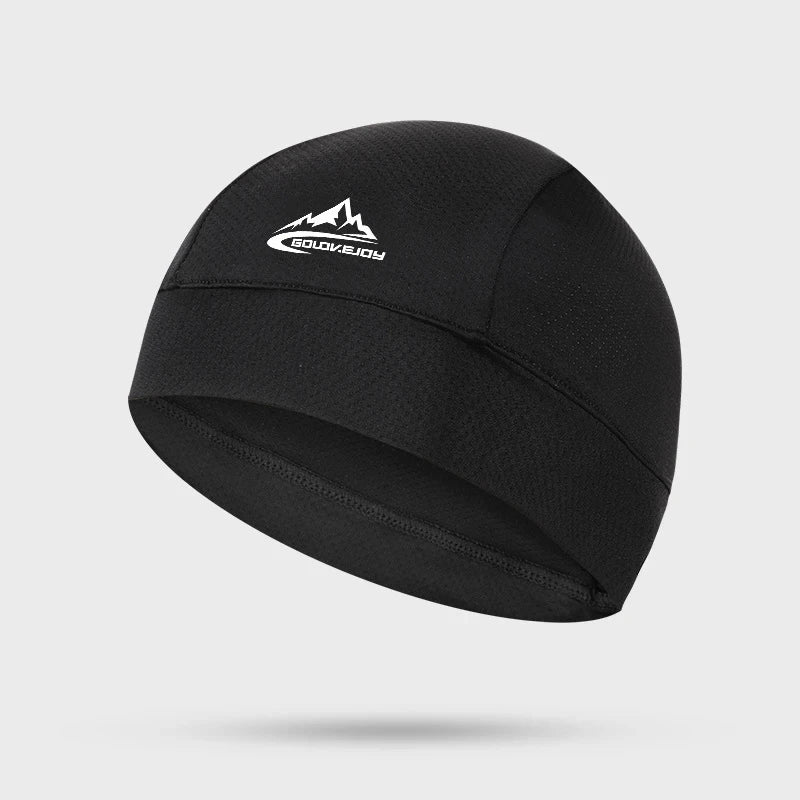 Bonnet rafraîchissant doublé de casque, respirant et évacuant la transpiration, idéal pour le cyclisme, la course à pied et la randonnée. Confortable et à séchage rapide
