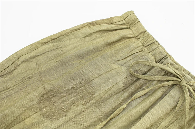 Ensemble Jacquard pour femmes, chemise ample, pantalon décontracté, Chic, imprimé, nouvelle mode printemps 2024