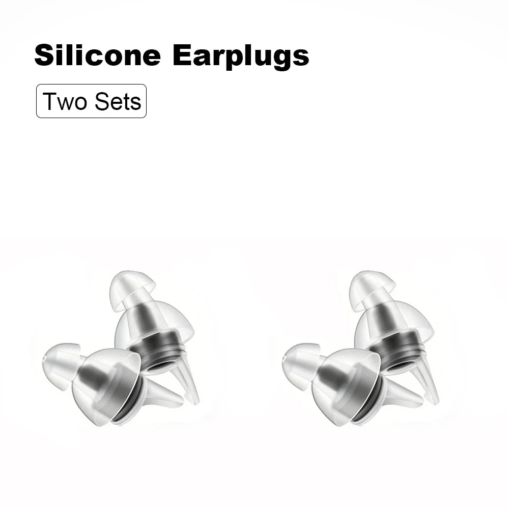 HUAK 2 ensembles de bouchons d'oreilles pour moto – Silicone haute fidélité réutilisables, étanche IPX8 pour la natation et les voyages