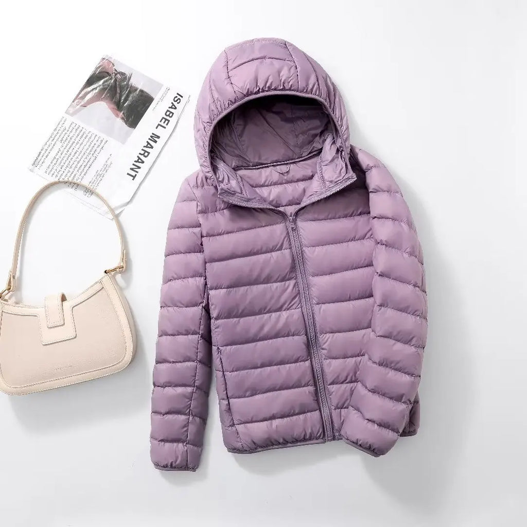 Veste bouffante à capuche pour femme, 15 couleurs, grande taille 5XL 6XL 7XL, nouvelle collection printemps-automne 2025, Ultra légère, emballable
