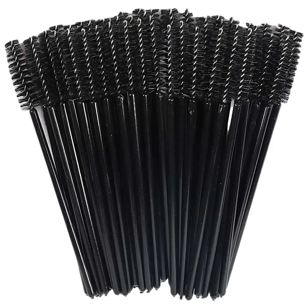 Brosse à cils en cristal jetable, peigne, Extension de cils, baguettes de Mascara, maquillage professionnel, outil de beauté, 50 pièces