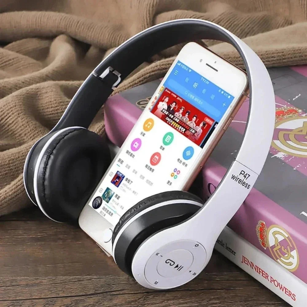 P47 pliable sans fil Bluetooth 50 HIFI stéréo basse casque pour musique jeu enfants filles Smartphone Audio écouteurs dispositif