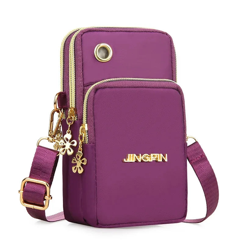 Mini sac incliné pour femmes, sac pour téléphone portable, sac d'argent à la mode pour maman, nouvelle collection 2025