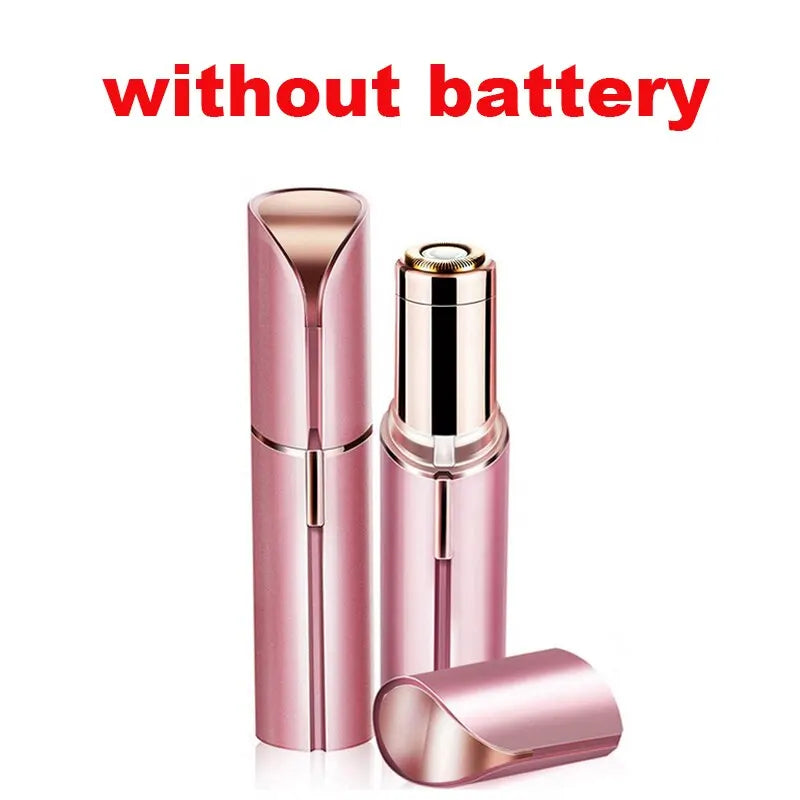 Removedor De Vello Eléctrico En Forma De Lápiz Labial Portátil Para Mujeres, Depilación Facial Indolora Y Efectiva, Herramie