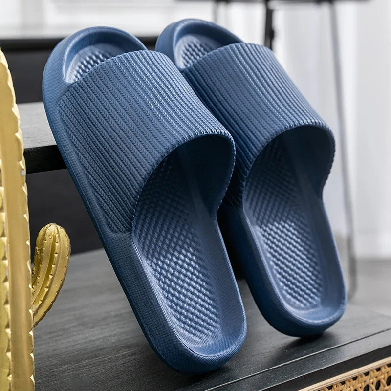 Soft Sole Massage Shower Shoes for Women Men Couples Waterproof Non-slip Home Leisure Fashion Bathroom Slippers