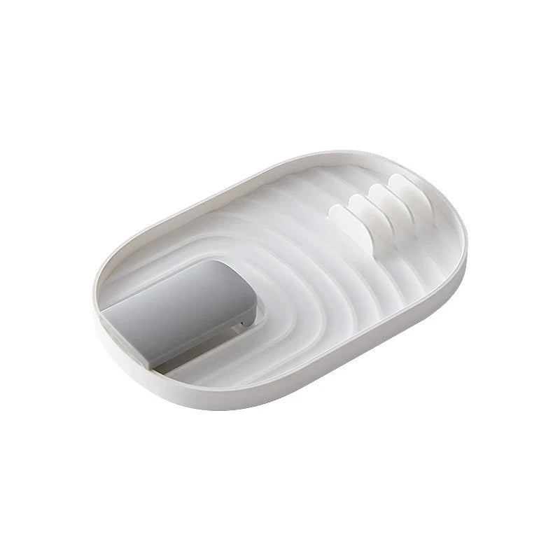 1Pcspatula Rack Pot Couvercle Rack Étagères Comptoir Pelle Cuillère Étagère Soupe Cuillère Pad Mettre Soupe Cuillère Porte-Baguettes