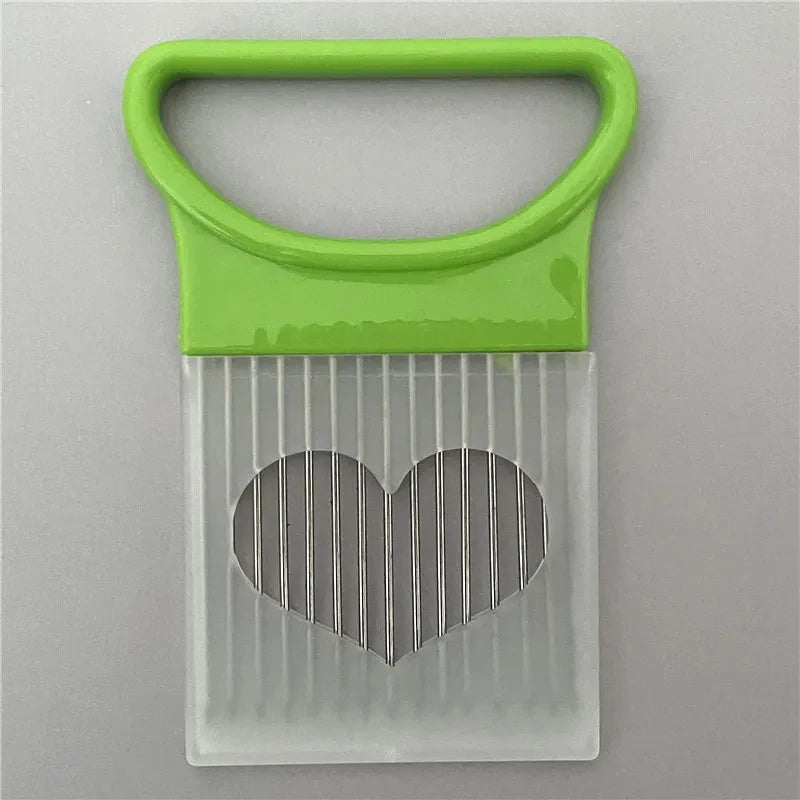 Support de coupe d'oignon en acier inoxydable, trancheur d'aliments, Assistant de coupe d'oignon de tomate, fourchette de coupe de légumes, Gadgets de cuisine